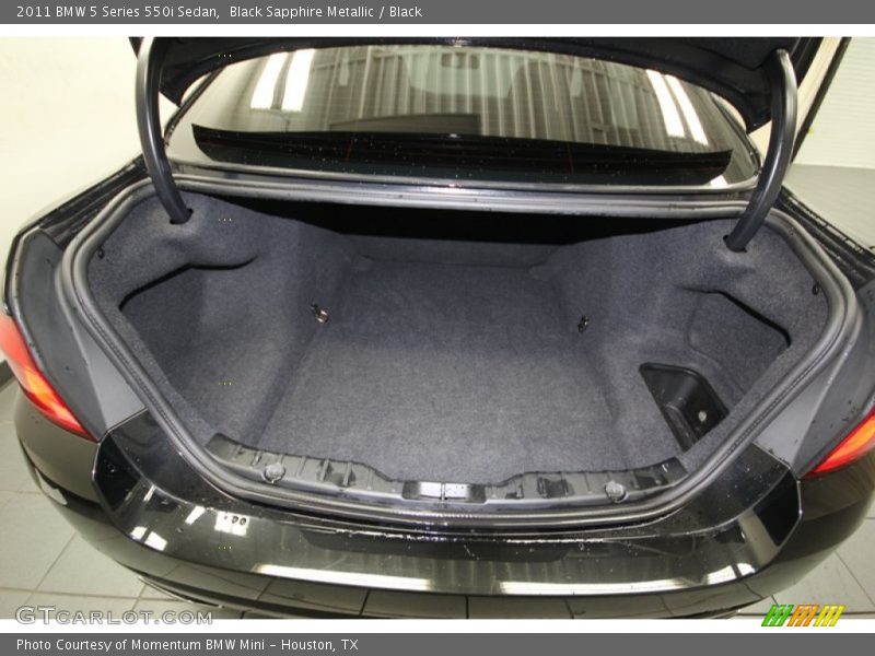 Black Sapphire Metallic / Black 2011 BMW 5 Series 550i Sedan