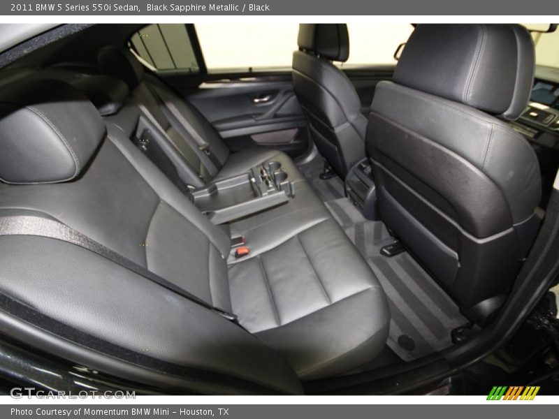 Black Sapphire Metallic / Black 2011 BMW 5 Series 550i Sedan