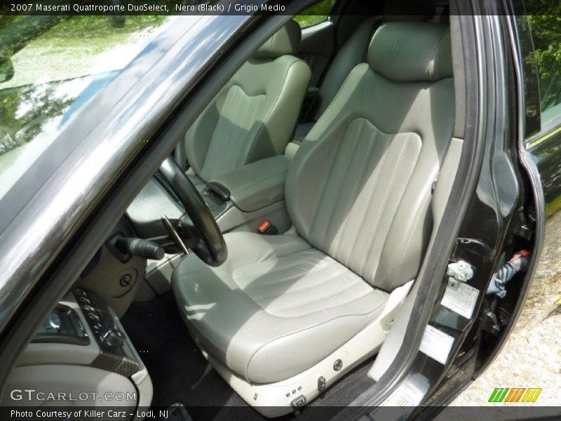 Nero (Black) / Grigio Medio 2007 Maserati Quattroporte DuoSelect