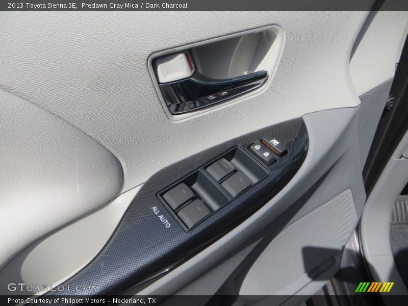 Predawn Gray Mica / Dark Charcoal 2013 Toyota Sienna SE