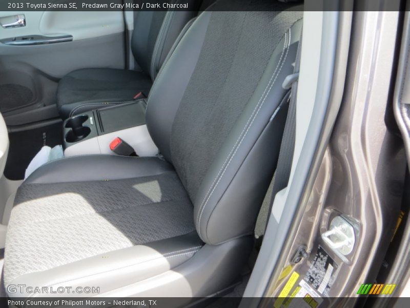 Predawn Gray Mica / Dark Charcoal 2013 Toyota Sienna SE