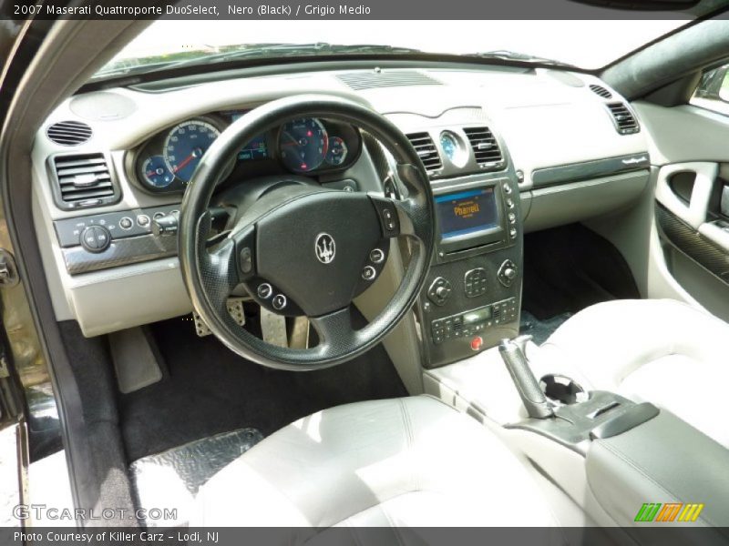Nero (Black) / Grigio Medio 2007 Maserati Quattroporte DuoSelect