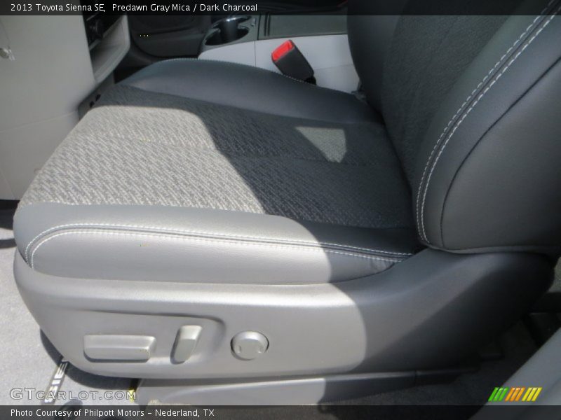 Predawn Gray Mica / Dark Charcoal 2013 Toyota Sienna SE