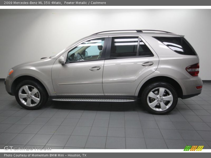 Pewter Metallic / Cashmere 2009 Mercedes-Benz ML 350 4Matic