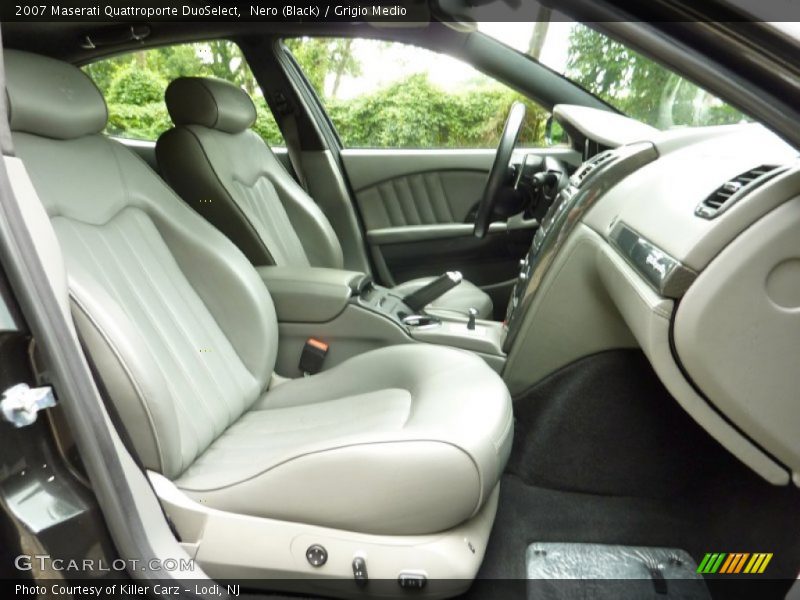 Nero (Black) / Grigio Medio 2007 Maserati Quattroporte DuoSelect