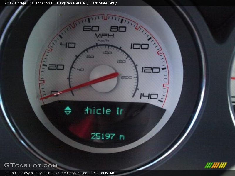 Tungsten Metallic / Dark Slate Gray 2012 Dodge Challenger SXT