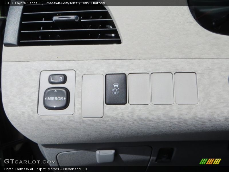 Predawn Gray Mica / Dark Charcoal 2013 Toyota Sienna SE