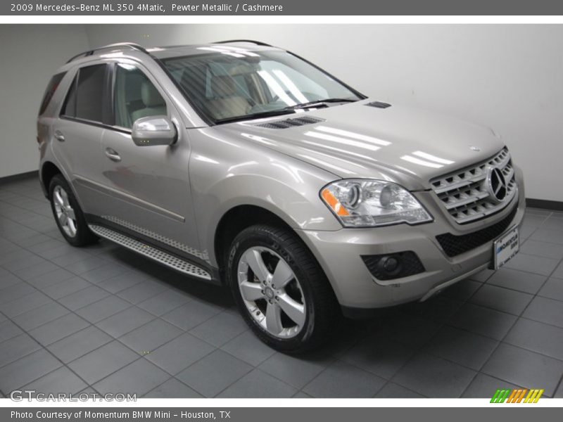Pewter Metallic / Cashmere 2009 Mercedes-Benz ML 350 4Matic