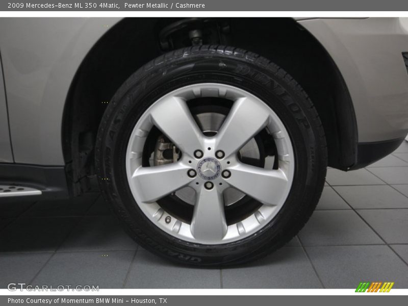 Pewter Metallic / Cashmere 2009 Mercedes-Benz ML 350 4Matic