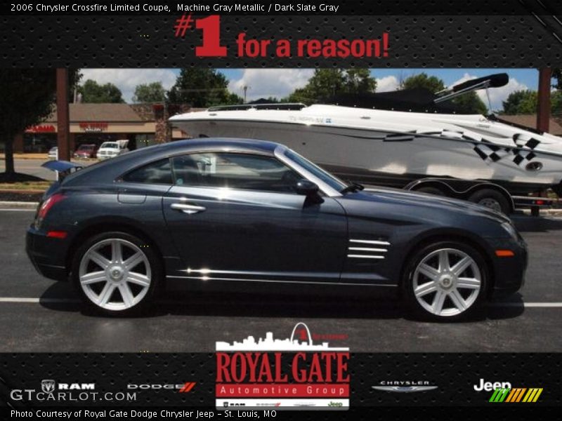 Machine Gray Metallic / Dark Slate Gray 2006 Chrysler Crossfire Limited Coupe