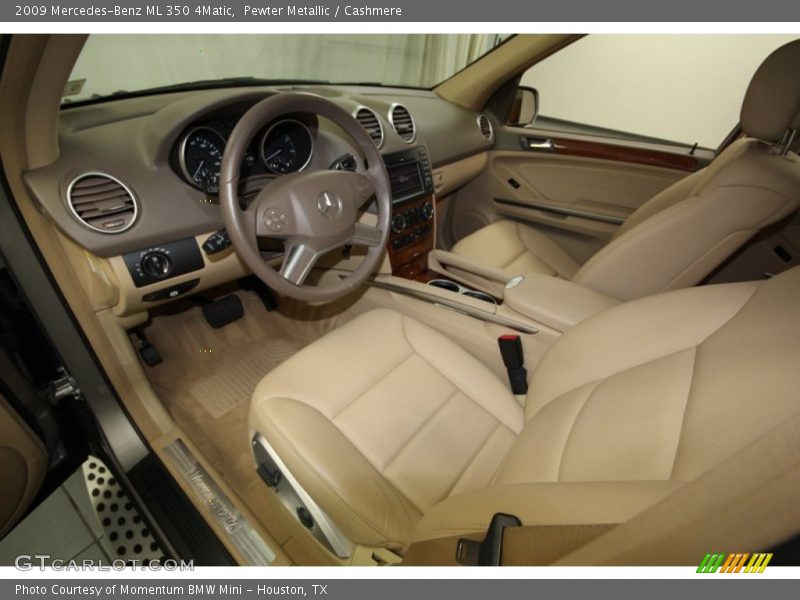 Pewter Metallic / Cashmere 2009 Mercedes-Benz ML 350 4Matic