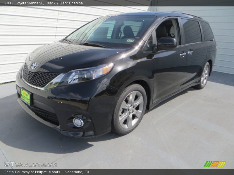 Black / Dark Charcoal 2013 Toyota Sienna SE