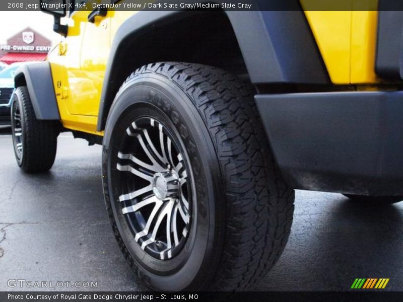 Detonator Yellow / Dark Slate Gray/Medium Slate Gray 2008 Jeep Wrangler X 4x4