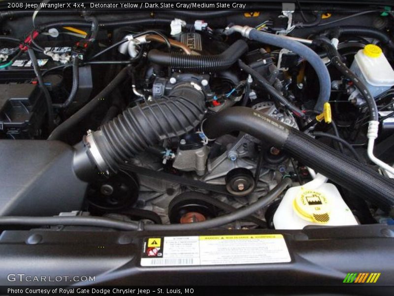 Detonator Yellow / Dark Slate Gray/Medium Slate Gray 2008 Jeep Wrangler X 4x4