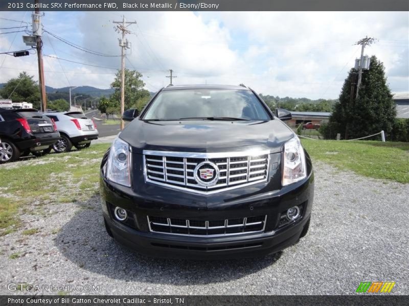 Black Ice Metallic / Ebony/Ebony 2013 Cadillac SRX Performance FWD