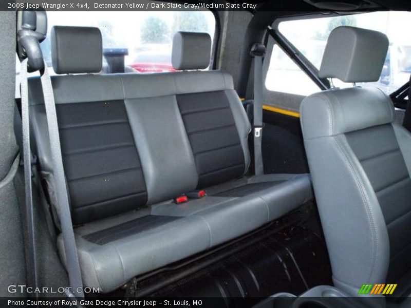 Detonator Yellow / Dark Slate Gray/Medium Slate Gray 2008 Jeep Wrangler X 4x4