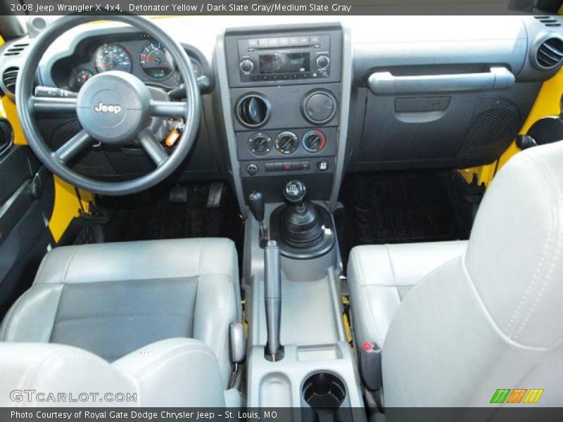 Detonator Yellow / Dark Slate Gray/Medium Slate Gray 2008 Jeep Wrangler X 4x4