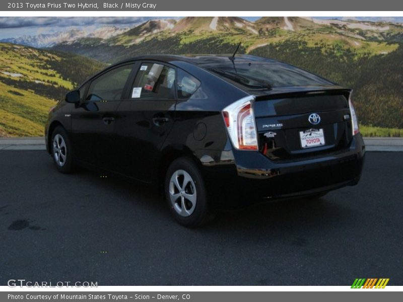 Black / Misty Gray 2013 Toyota Prius Two Hybrid