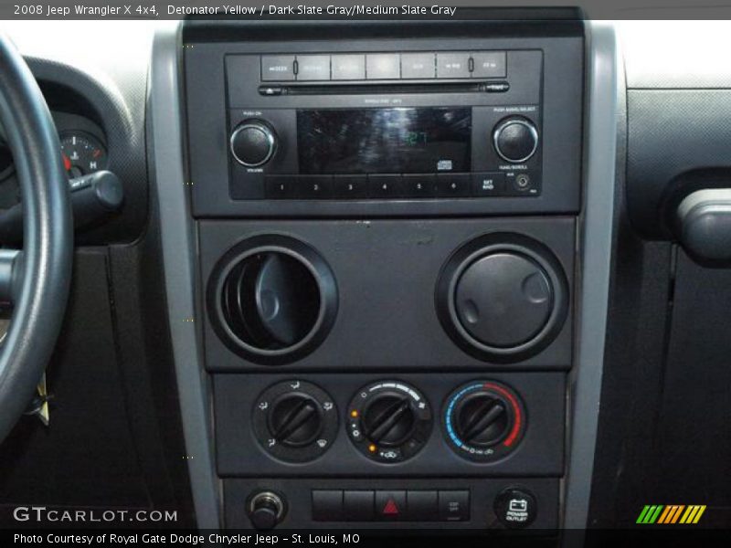 Detonator Yellow / Dark Slate Gray/Medium Slate Gray 2008 Jeep Wrangler X 4x4