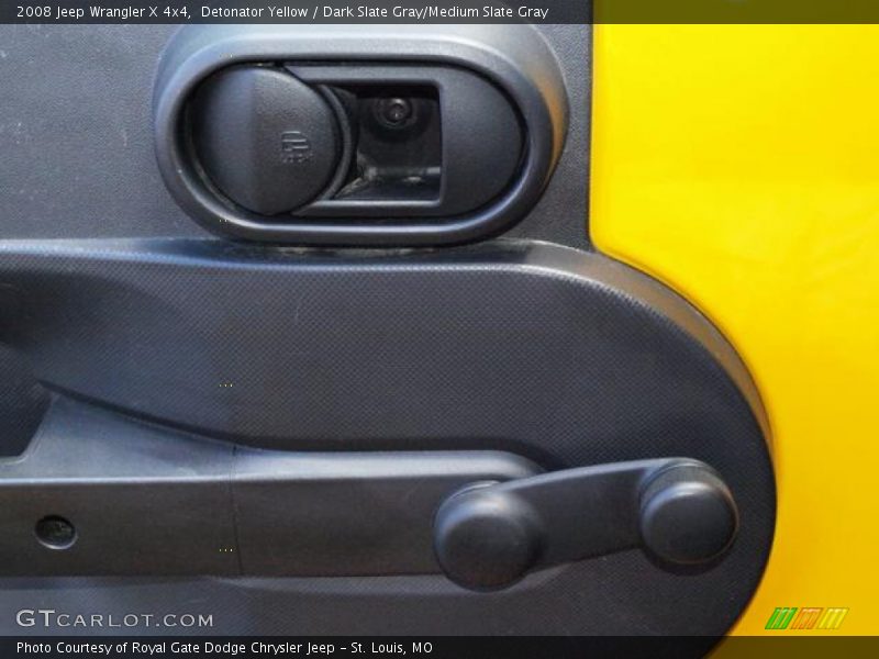 Detonator Yellow / Dark Slate Gray/Medium Slate Gray 2008 Jeep Wrangler X 4x4