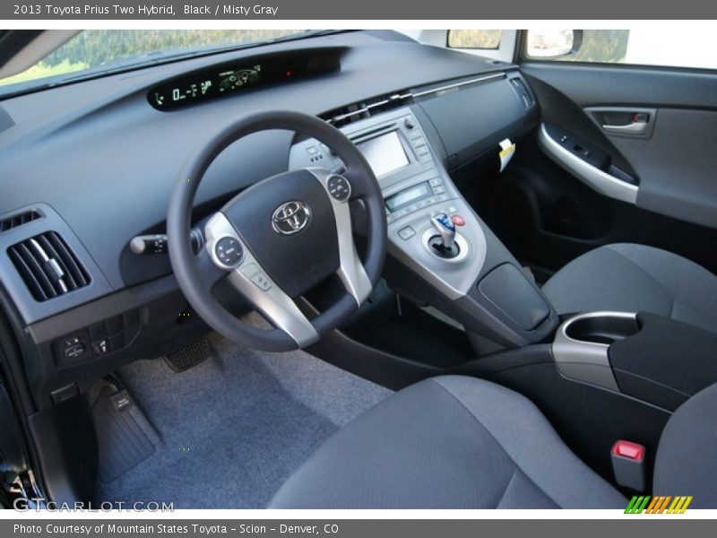 Black / Misty Gray 2013 Toyota Prius Two Hybrid