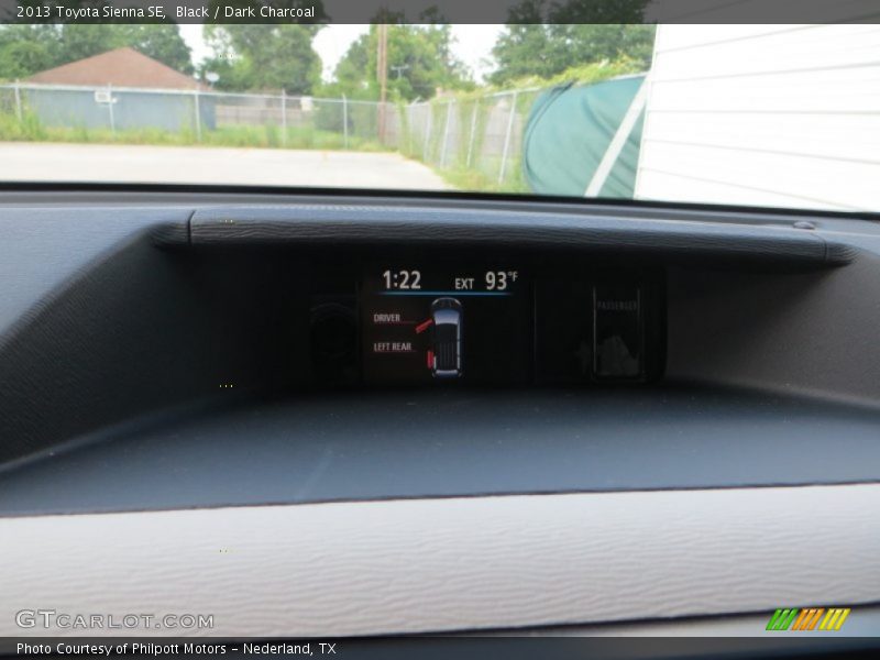 Black / Dark Charcoal 2013 Toyota Sienna SE