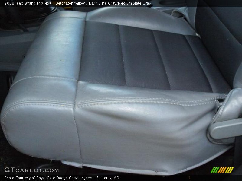 Detonator Yellow / Dark Slate Gray/Medium Slate Gray 2008 Jeep Wrangler X 4x4