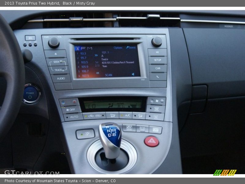 Black / Misty Gray 2013 Toyota Prius Two Hybrid