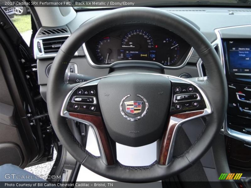 Black Ice Metallic / Ebony/Ebony 2013 Cadillac SRX Performance FWD