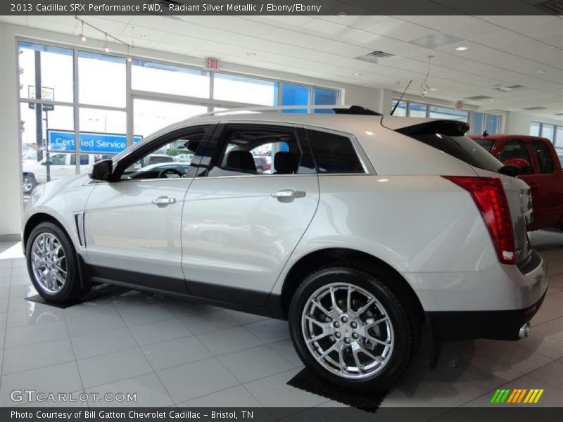 Radiant Silver Metallic / Ebony/Ebony 2013 Cadillac SRX Performance FWD
