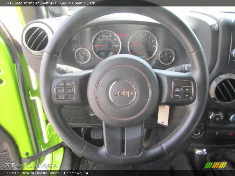  2012 Wrangler Sport 4x4 Steering Wheel