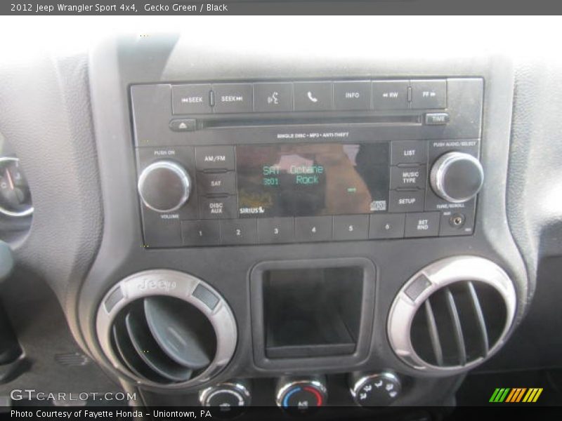 Gecko Green / Black 2012 Jeep Wrangler Sport 4x4