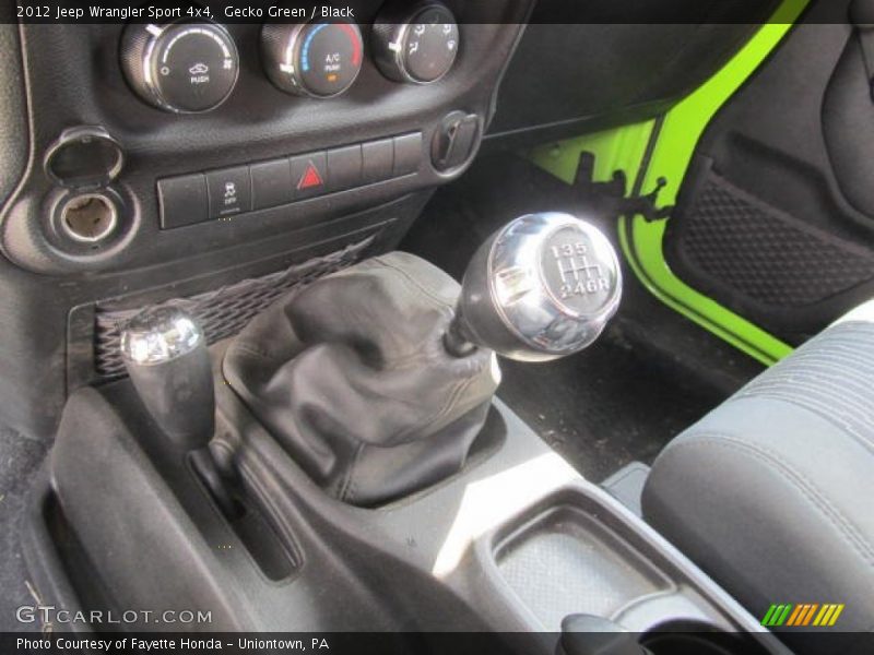  2012 Wrangler Sport 4x4 6 Speed Manual Shifter
