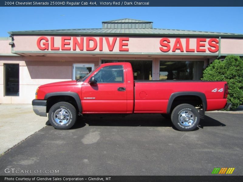 Victory Red / Dark Charcoal 2004 Chevrolet Silverado 2500HD Regular Cab 4x4