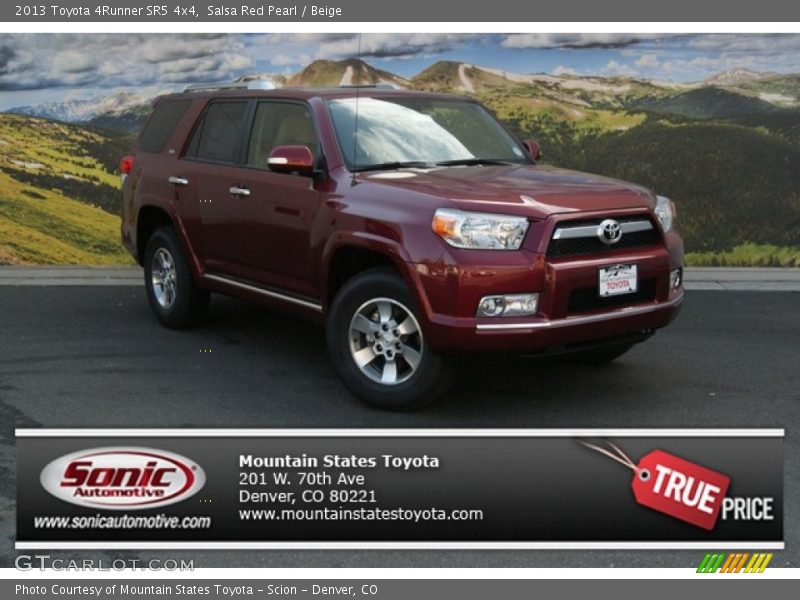 Salsa Red Pearl / Beige 2013 Toyota 4Runner SR5 4x4