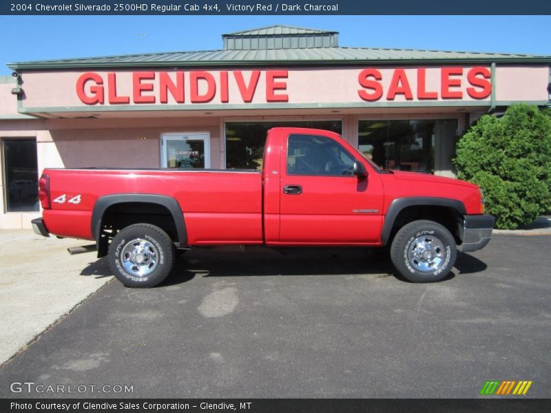 Victory Red / Dark Charcoal 2004 Chevrolet Silverado 2500HD Regular Cab 4x4