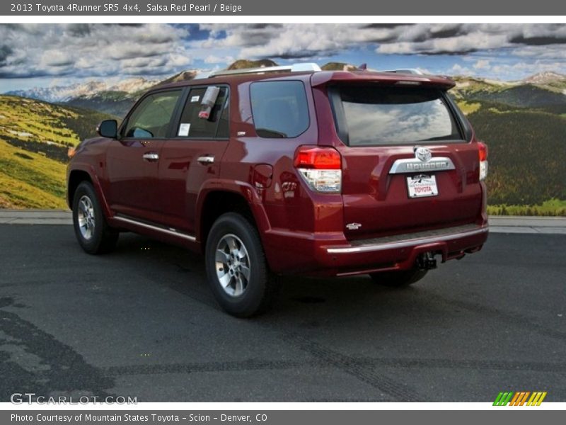 Salsa Red Pearl / Beige 2013 Toyota 4Runner SR5 4x4
