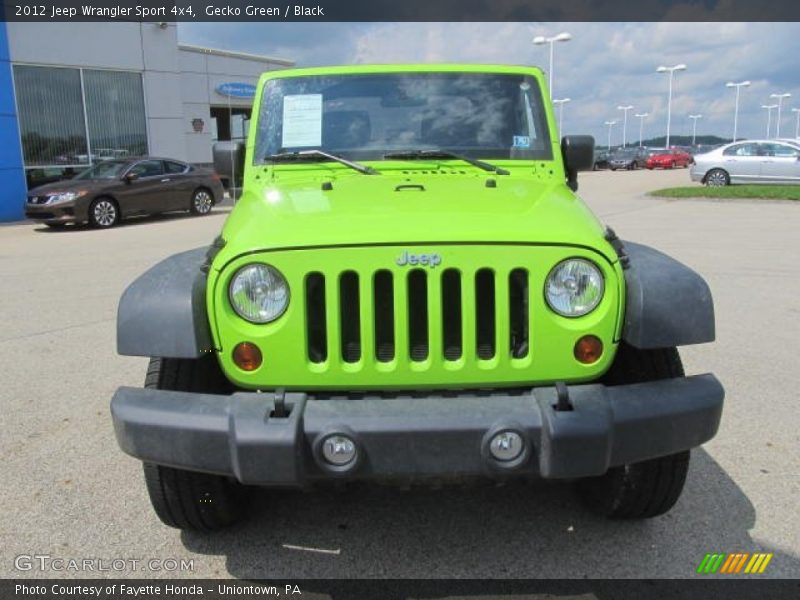 Gecko Green / Black 2012 Jeep Wrangler Sport 4x4