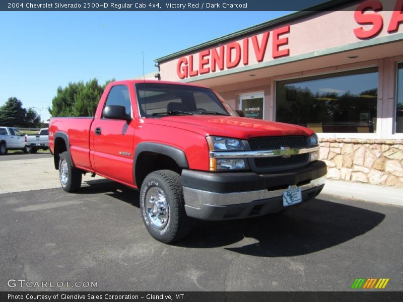 Victory Red / Dark Charcoal 2004 Chevrolet Silverado 2500HD Regular Cab 4x4