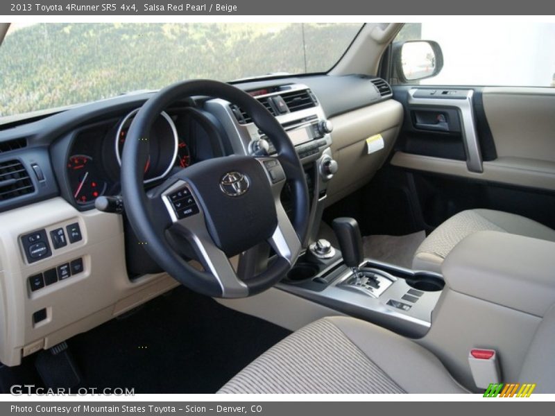 Salsa Red Pearl / Beige 2013 Toyota 4Runner SR5 4x4
