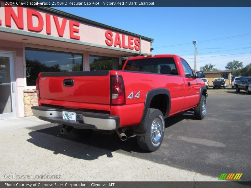 Victory Red / Dark Charcoal 2004 Chevrolet Silverado 2500HD Regular Cab 4x4