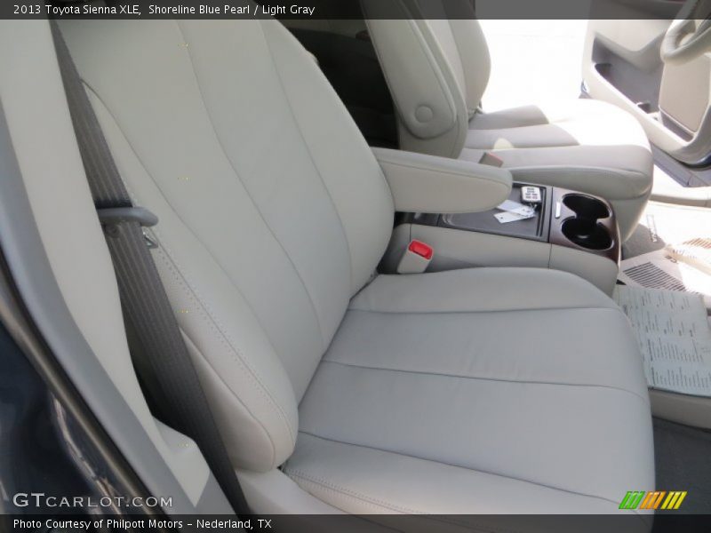 Shoreline Blue Pearl / Light Gray 2013 Toyota Sienna XLE