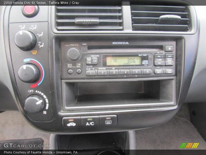 Controls of 2000 Civic EX Sedan