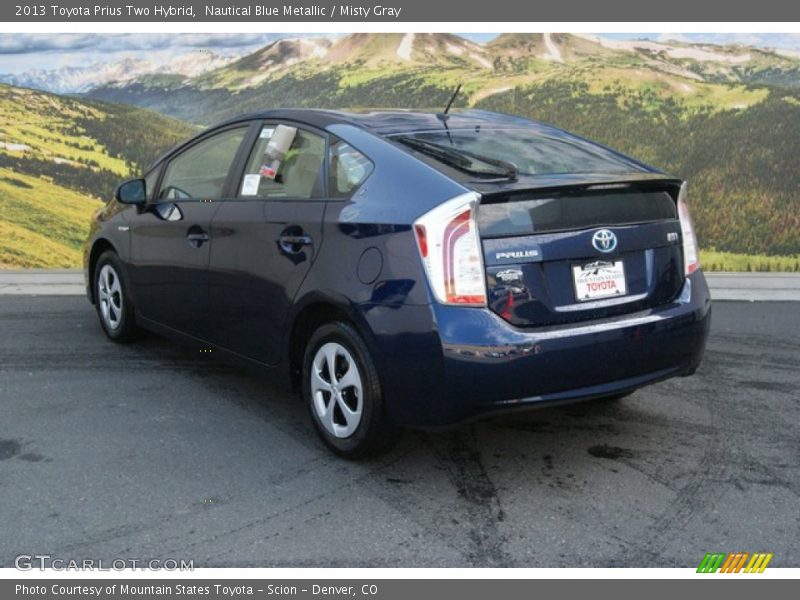 Nautical Blue Metallic / Misty Gray 2013 Toyota Prius Two Hybrid
