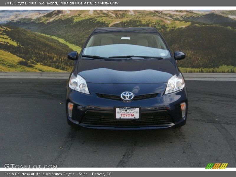 Nautical Blue Metallic / Misty Gray 2013 Toyota Prius Two Hybrid