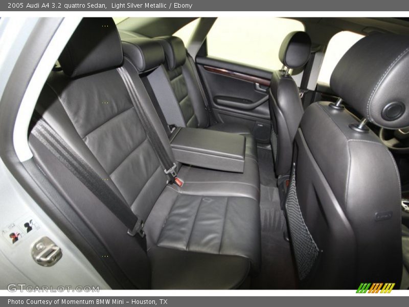 Light Silver Metallic / Ebony 2005 Audi A4 3.2 quattro Sedan