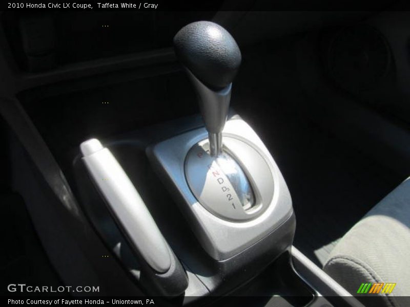 Taffeta White / Gray 2010 Honda Civic LX Coupe