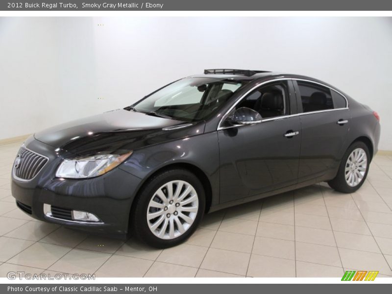 Smoky Gray Metallic / Ebony 2012 Buick Regal Turbo