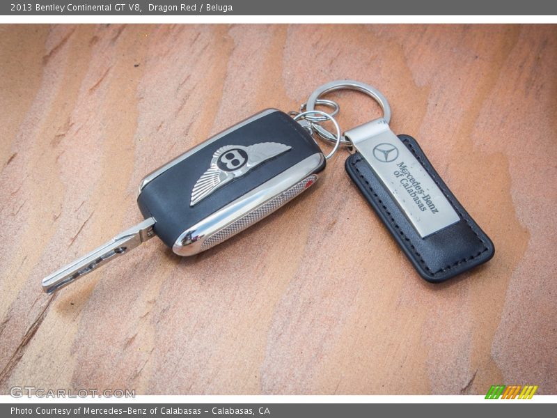 Keys of 2013 Continental GT V8 