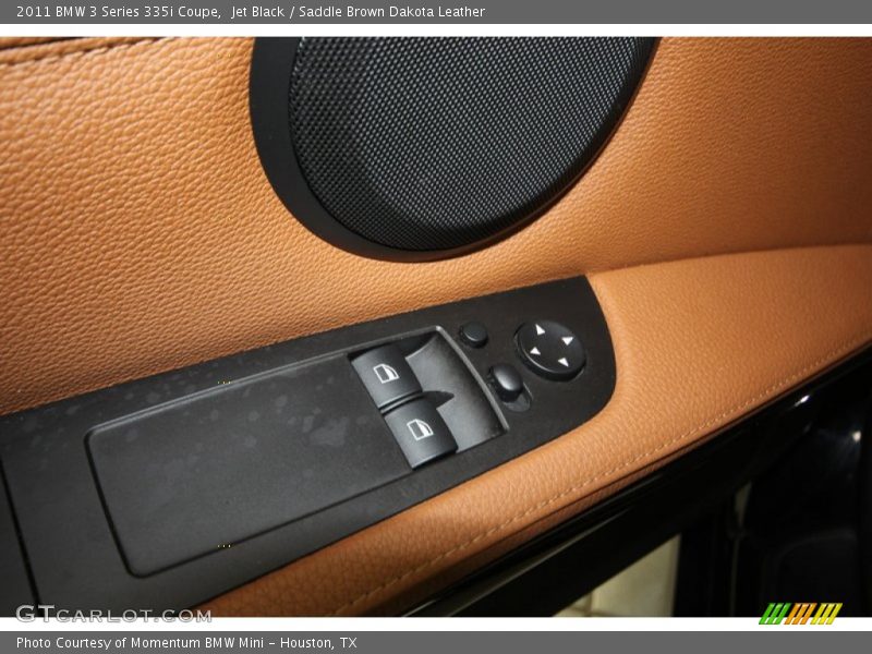 Jet Black / Saddle Brown Dakota Leather 2011 BMW 3 Series 335i Coupe